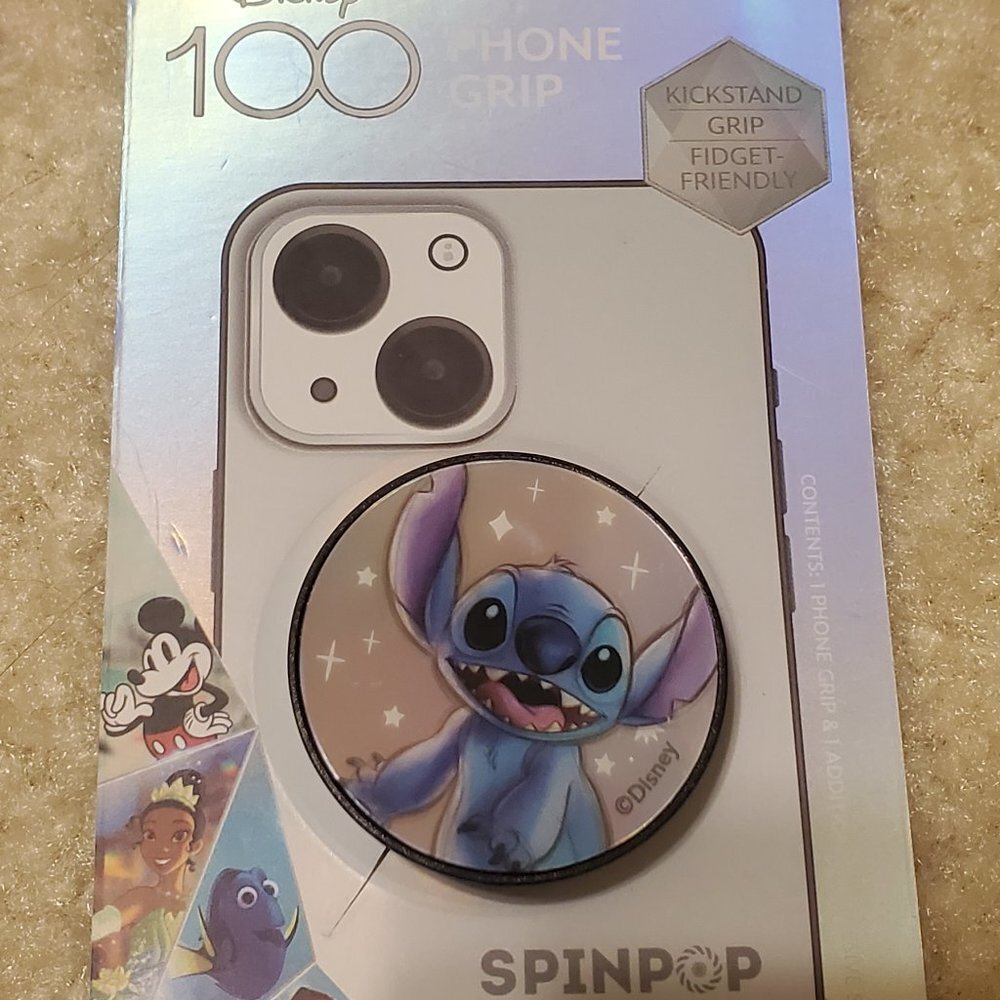 Disney 100 Year Celebration Stitch Spinpop Phone Grip